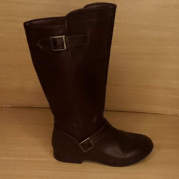 Arizona Girls Brown Riding Boots 2 - Picture 1 of 6